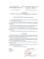 Quyết định ban hành Quy chế HCTC