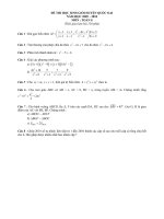 Đề chọn đội tuyển mở rộng 9 năm học 2009-2010