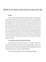 Sự cần thiết của việc thu phí các dịch vụ thư viện