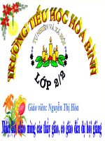 Tuần 8 Ăn uống sạch sẽ