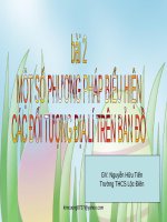 một số phương pháp giảng dạy bản đồ địa lý 6