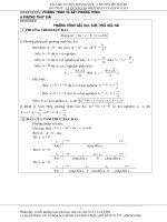 Chuyên đề LTDH phần Đại Số