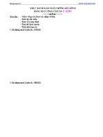 HD  SỬ DỤNG THỐNG KÊ LỚP 10