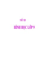 TIET 25 :HINH HOC LOP 9