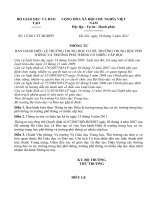 ĐIỀU LỆ TRƯỚNG THCS