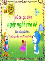 Một ngày của bé