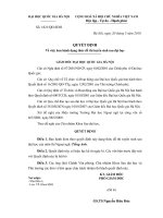 Đáp án cao học Tiếng Anh 2010