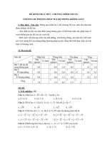 De kiem tra 1 tiet - Chuong trinh chuan chuong III Phuong  phap toa do trong