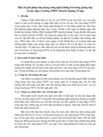 Tham luận Ứng dụng CNTT trong dạy - học