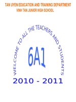 UNIT 6: PLACES(Lesson 2: A. Our house (A3,4, 5,6))