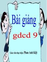 Bài 7 lớp 9 Kế thừa và phát huy truyền thống tốt đẹp của dân tộc (Tiết 1)