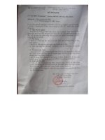 Thông báo cuộc thi 