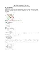 toán cao cấp ma trận định thức, hạng, hệ vecto