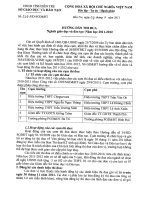 Hướng dẫn thi đua ngành Giáo dục & Đào tạo Bến Tre. Năm học: 2011 - 2012