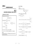 Tai lieu toan  He phuong trinh bac nhat 2 an