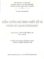 Kiểm chứng mô hình thiết kế và đánh giá mạng ethernet