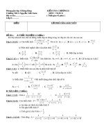 De kiem tra 1 tiet Mon Toan lop 8 Chuong II