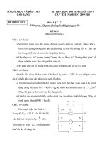 Đề thi HSG lớp 9 môn Vật lí năm học 2009-2010