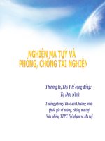 Bài giảng phòng chống ma túy