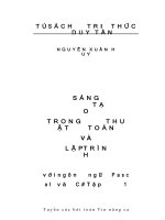 Sáng tạo trong thuật toán và lập trình