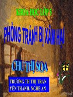 Bài 18: PHÒNG TRÁNH BỊ  XÂM HẠI
