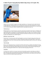 6 nhân tố quan trọng giúp bạn thành công trong vai trò giáo viên