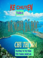 Kể chuyện đã nghe, đã đọc bài tuần 8