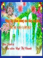 chính tả: Dòng kinh quê hương