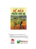 Sách Văn học - Dế mèn phiêu lưu ký