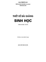 Thiết kế bài giảng Sinh học lớp 8