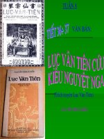 LỤC VÂN TIÊN CỨU KIỀU NGUYỆT NGA