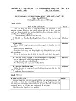 HDC HSG Môn văn cấp tình 10-11