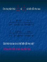 DAI SO  8- TIET 26 - QUY DONG MAU THUC NHIEU PHAN THUC