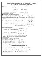 NHUNG VAN DE CO BAN VE DS VÀ HH LOP 10