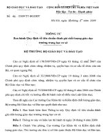 tiêu chuẩn đánh giá  trung hoc