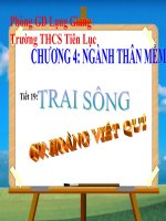 Trai sống