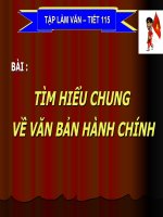 VĂN BẢN HÀNH CHÍNH