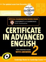 cambrige certificate in advanced english 2