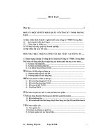 Báo cáo thực tập tại công ty TNHH tin học trung đạo