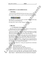 Sử dụng Microsoft Office Excel