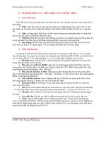 phương pháp sinh học xử lý môi trường