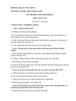 đề thi hs gioi văn 6