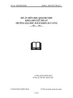 Đồ án quá trình và thiết bị công nghệ sinh học phương pháp sấy