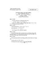 Đề thi học sinh giỏi lớp 8, năm học 2010-2011