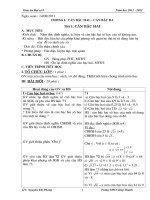 Giáo án kì 1 Hình học 9