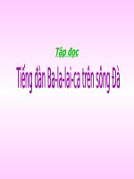 Tiếng đàn ba-la - lai - ca trên sông Đà