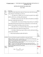 Đáp án thi giáo viên giỏi ql1-2011