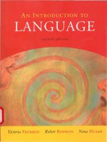 an introduction to language 7th edition
