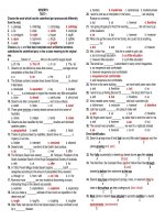 BÀI TẬP TIẾNG ANH 12-UNIT 9