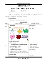 Giáo án Anh 7 dự thi GADT